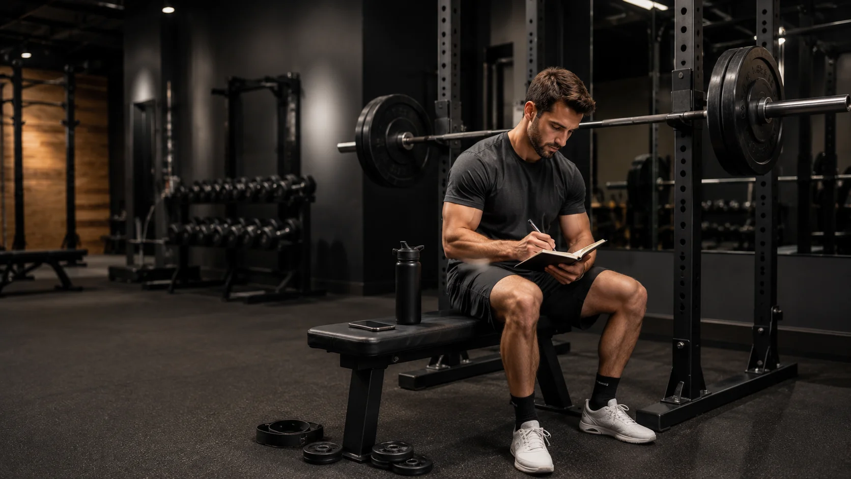 Registro de repeticiones y aumento gradual de carga en una rutina Push Pull Legs